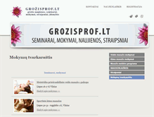 Tablet Screenshot of grozisprof.lt